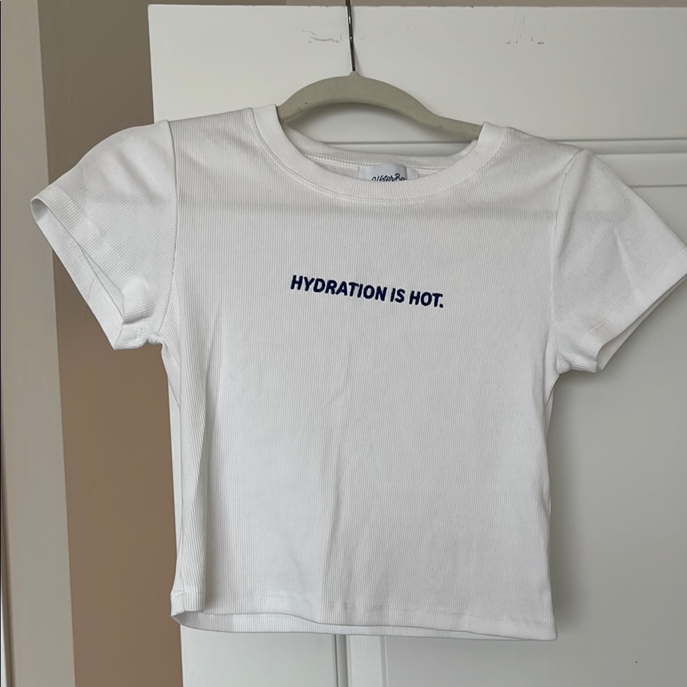 Waterboy cropped Hydration is Hot baby tee